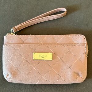 BCBG Paris Quilted Wristlet